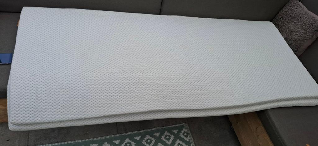 Zgan topper topmatras wellpur gold 80x200  2 stuks, Ophalen, Zo goed als nieuw, Eenpersoons