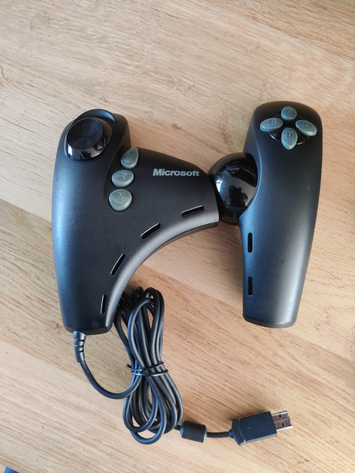 Microsoft SideWinder Dual Strike Controller, Gebruikt, Microsoft, Ophalen of Verzenden, PC