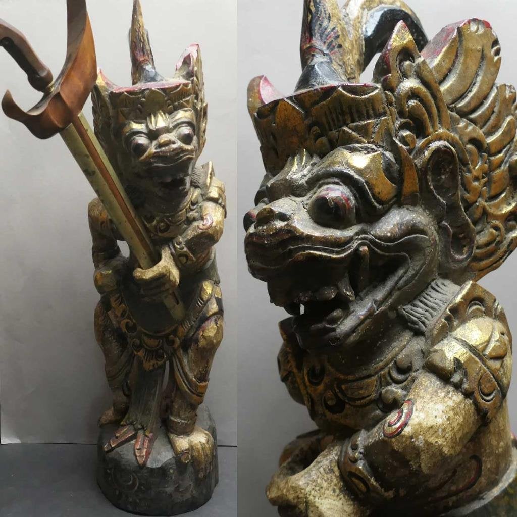 Keris drager HM3 Hanoman Kris beeld kunst indonesie Indie, Ophalen of Verzenden