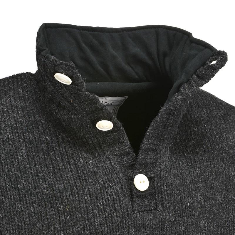 Pure Wool Brian MNL-1701 wollen trui antraciet – 100% wol, Werkschoenendeal, Marktplaats@werkschoenendeal.nl, Pure wool, Nieuw
