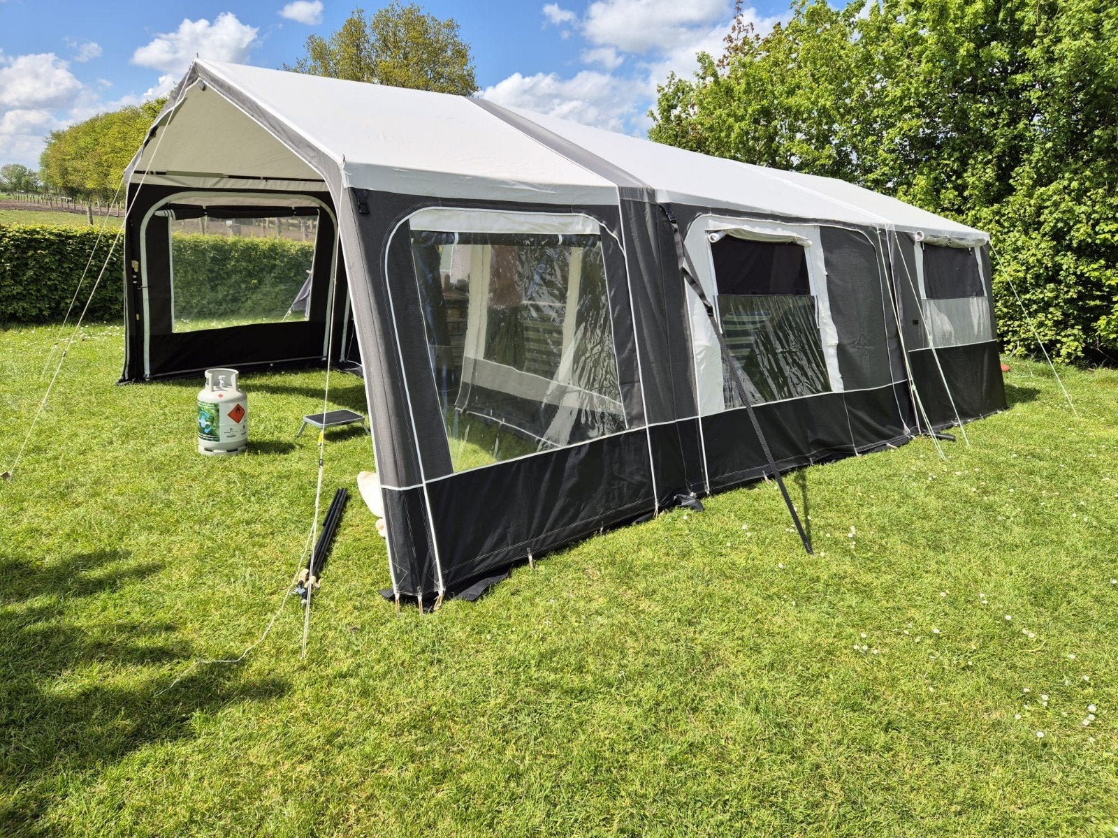 Jamet Arizona All season vouwwagen compleet, Caravans en Kamperen, Vouwwagens, Ophalen, Antraciet, Aanwezig, Meer dan 6
