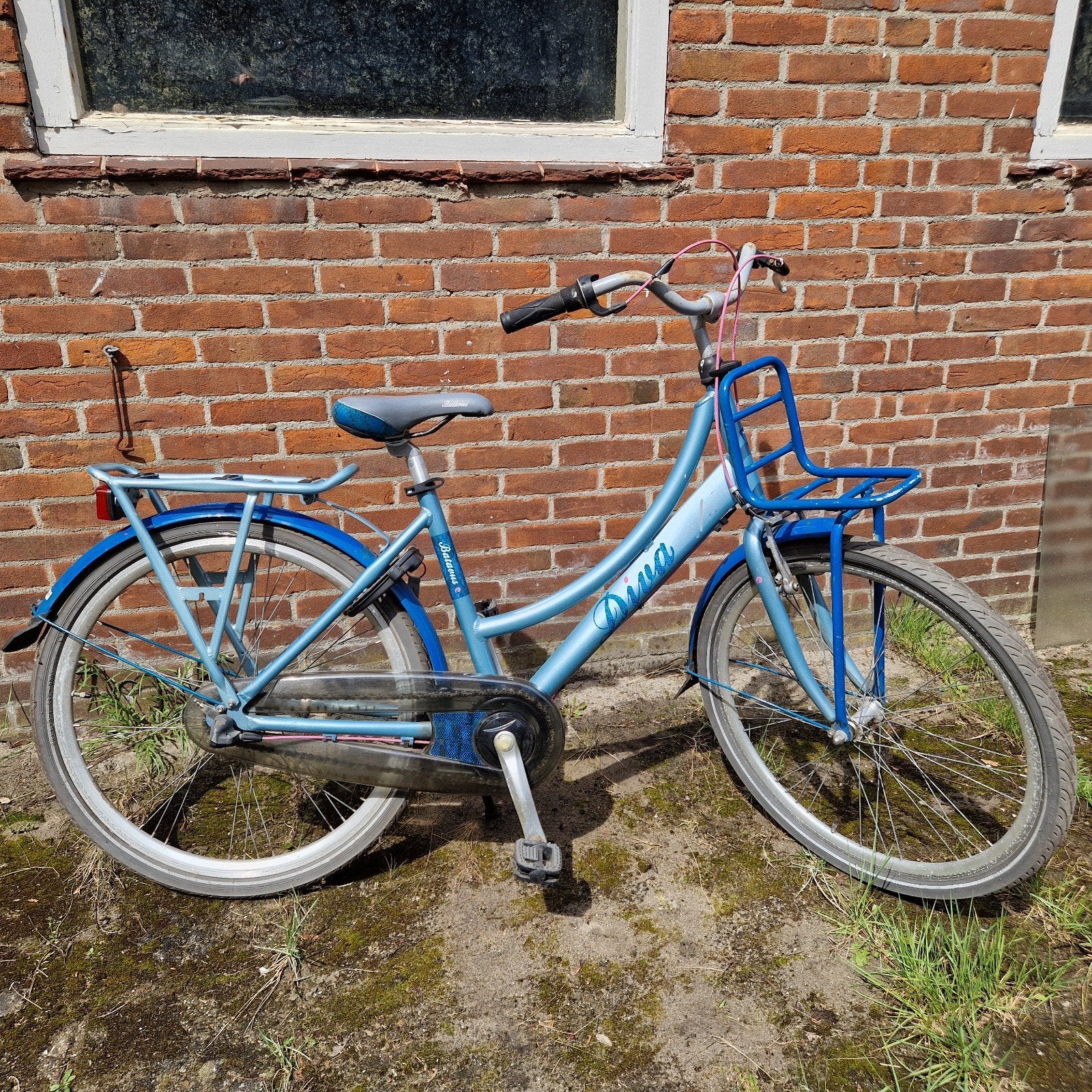 Batavus Diva Damesfiets 26inch - Lichtblauw, Ophalen, Gebruikt, Batavus
