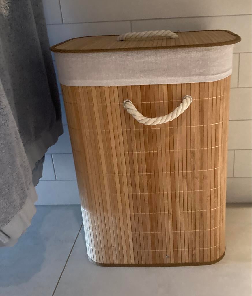 Xenos wasmand bamboe - zo goed als nieuw, Huis en Inrichting, Badkamer | Badtextiel en Accessoires, Ophalen, Zo goed als nieuw