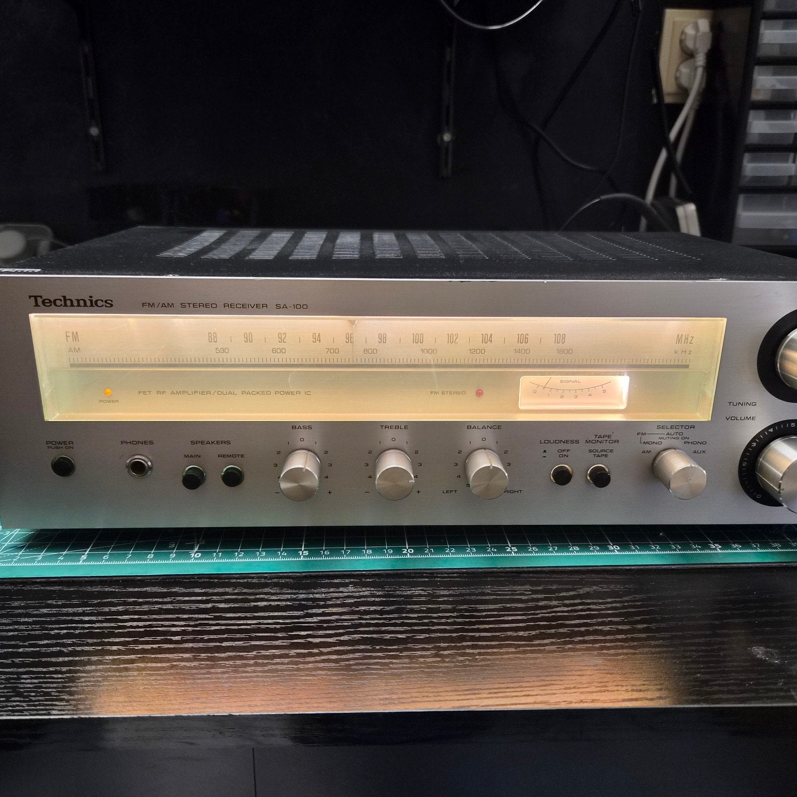Technics SA-100 FM/AM Stereo Receiver - Vintage Audio, Overige merken, Gebruikt, Ophalen of Verzenden, Minder dan 60 watt