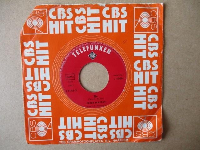 s3531 peter maffay - du, Ophalen, Gebruikt, Overige genres, 7 inch