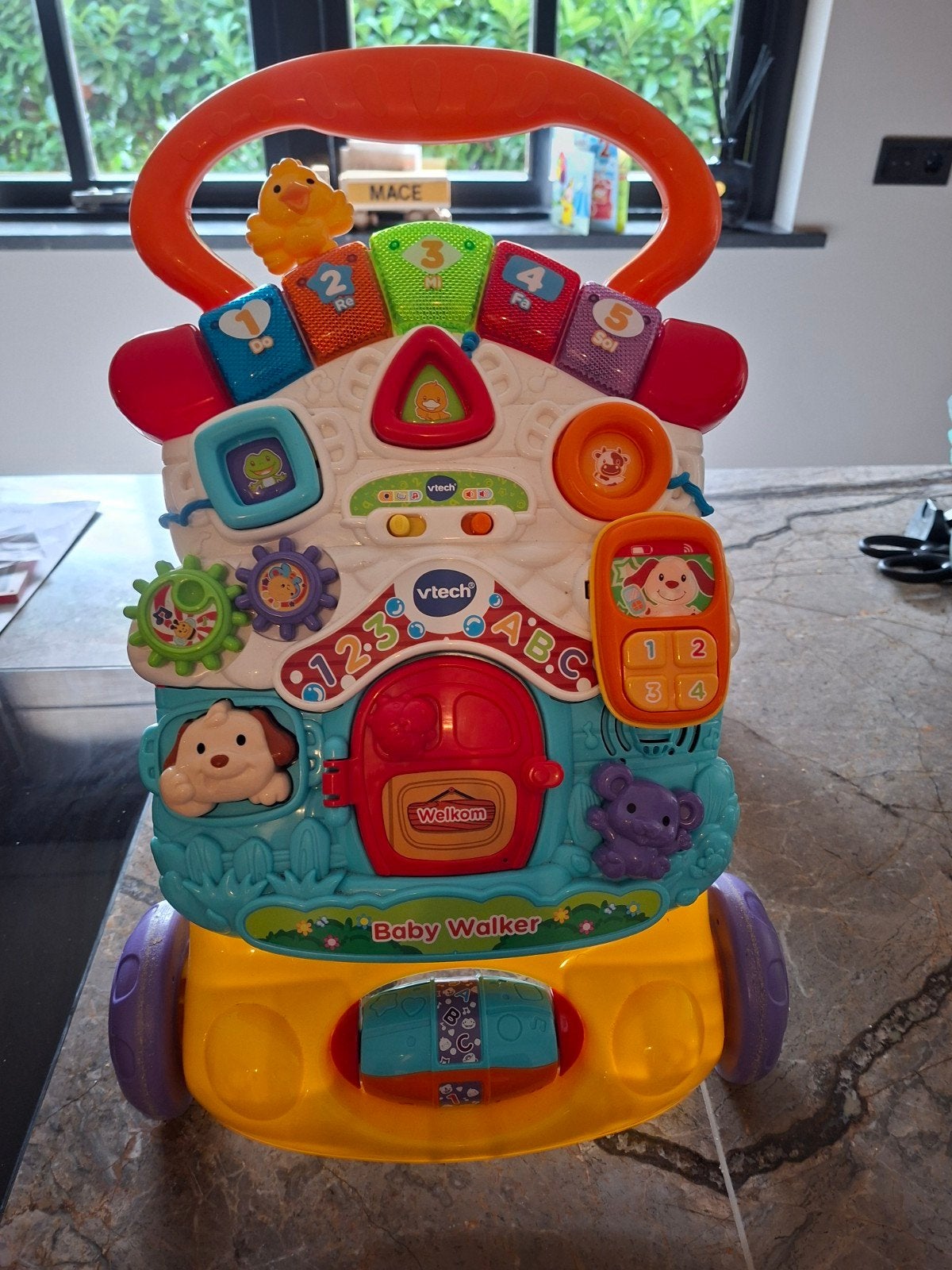 VTech Baby Walker - Interactieve Loopwagen met Geluid, Ophalen, Zo goed als nieuw, Overige typen, Met licht