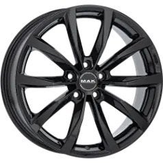 MAK wolf Velgen 20 inch - Zwart 5x114,3, Ophalen, Gebruikt, Velg(en), 235 mm
