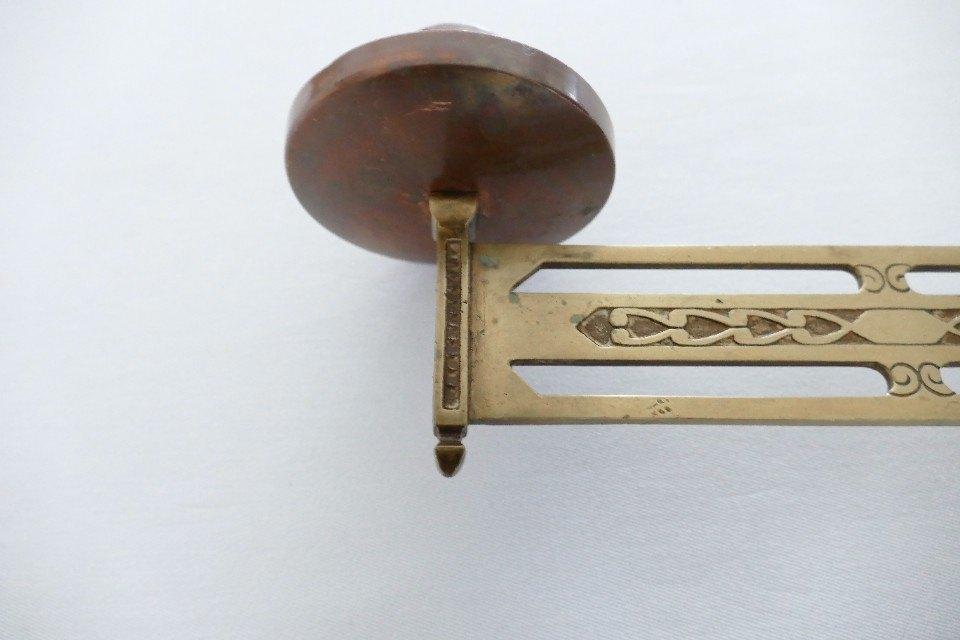 TE KOOP GEVRAAGD: messing jugendstil pianokandelaars, Ophalen of Verzenden, Overige materialen