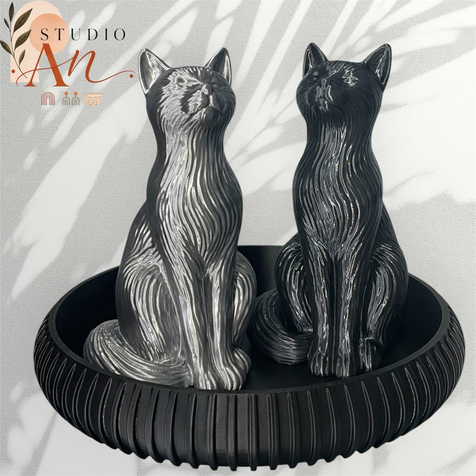 3D Geprinte Katten Decoratie -, Meerkleurig, Nieuw, Kunststof, Ophalen of Verzenden