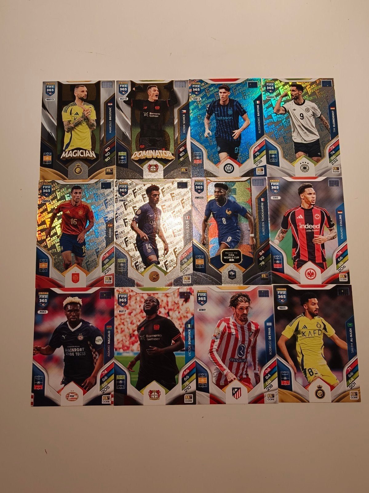 Panini FIFA 365 Voetbalkaartjes, Ophalen of Verzenden, Zo goed als nieuw, Speelkaart(en)