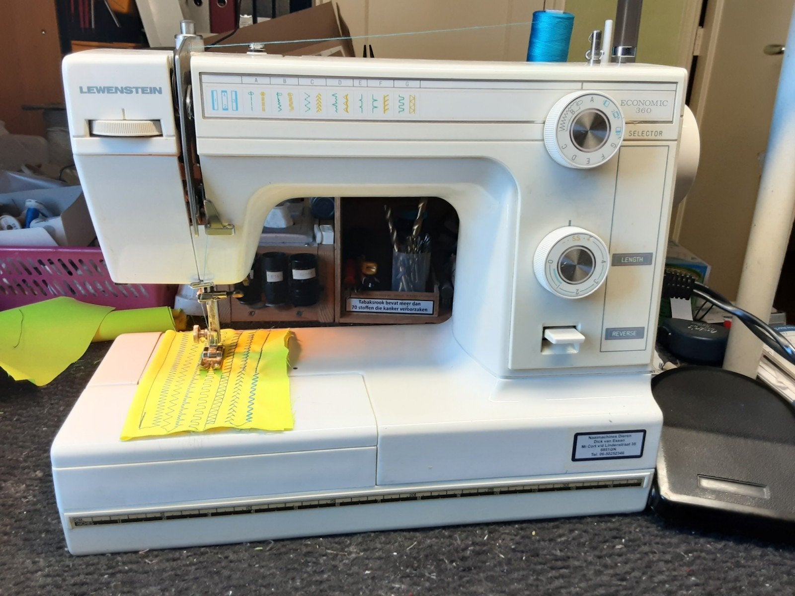 LEWENSTEIN NAAIMACHINE MODEL ECONOMIC 360, Ophalen of Verzenden