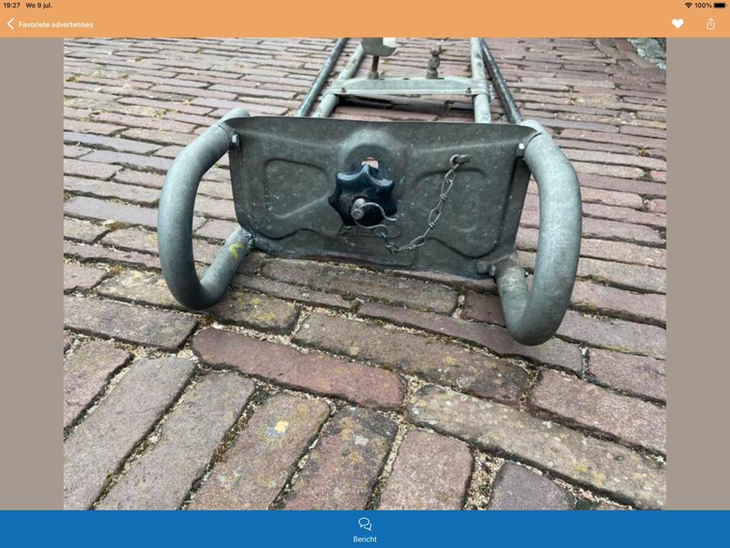 Reservewielhouder Alko type EH uitvoering D, Ophalen of Verzenden, Gebruikt