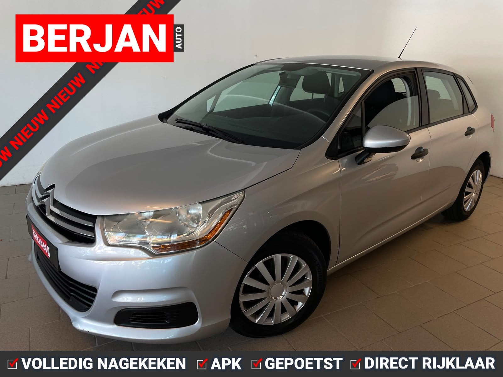 Citroën C4 1.4 VTi Attraction AIRCO ELEK RAMEN CENT VERG 5D, Auto's, Citroën, Euro 5, Gebruikt, 4 cilinders, Origineel Nederlands