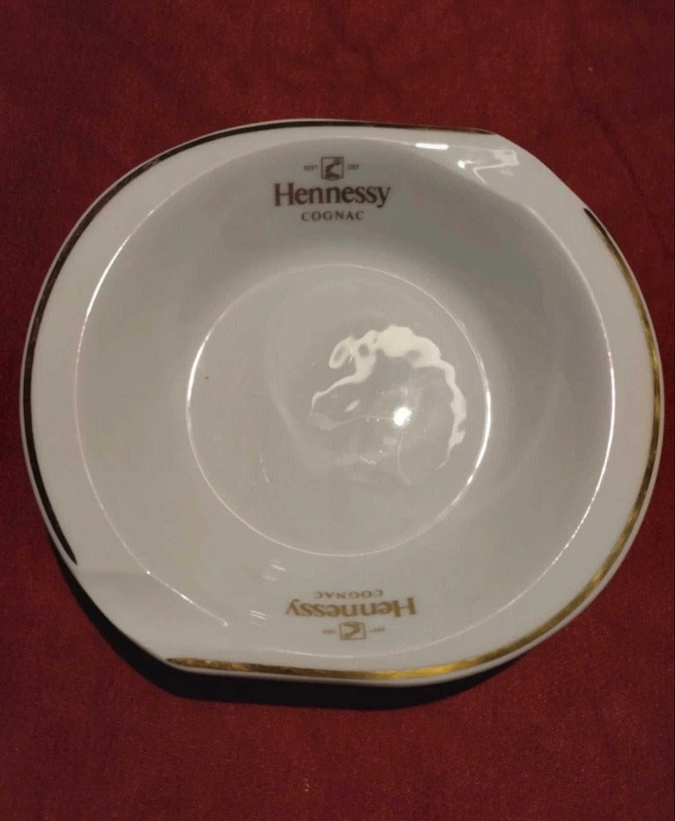 Vintage Hennessy Cognac Porseleinen Limoges Asbak, Ophalen of Verzenden