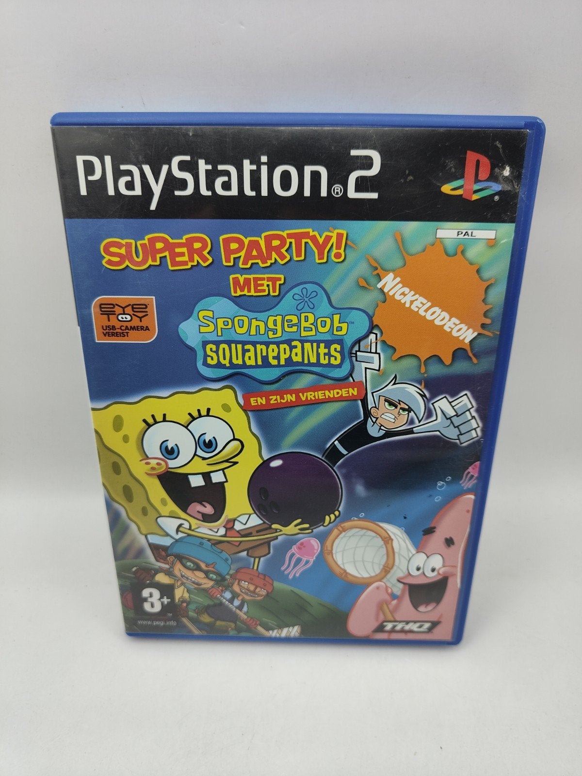 Super Party! met SpongeBob Squarepants PS2, Spelcomputers en Games, Games | Sony PlayStation 2, Gebruikt, Overige genres, 3 spelers of meer