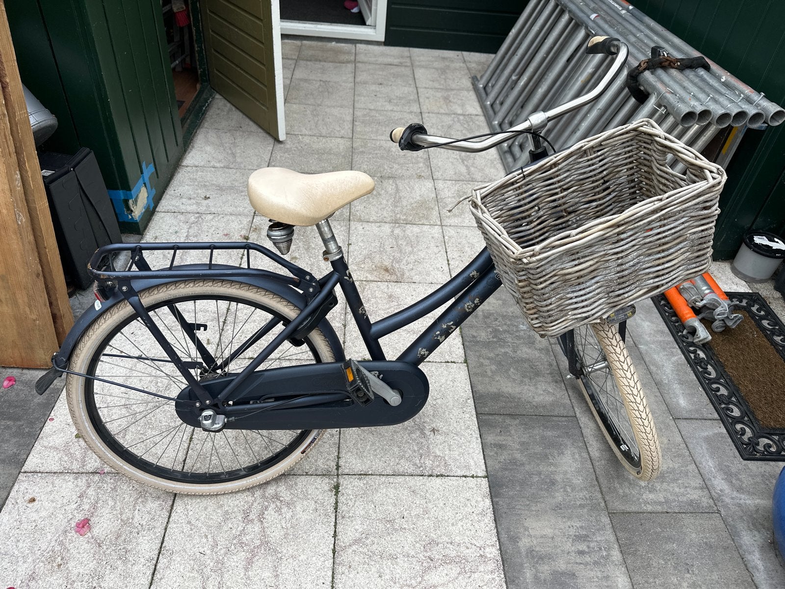Sparta Pick-up 24 inch meisjesfiets met mand, Terugtraprem, Ophalen of Verzenden, Handrem, Gebruikt