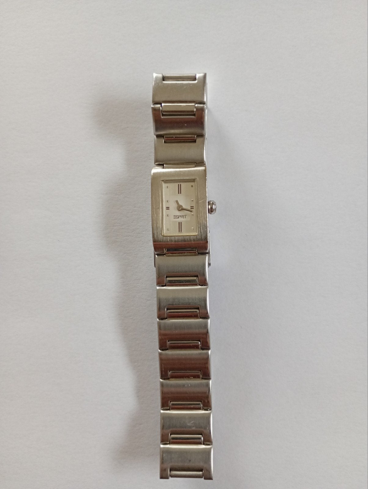 Mooi Esprit dames horloge - batterij moet vervangen worden, Staal, Gebruikt, Staal, Ophalen of Verzenden