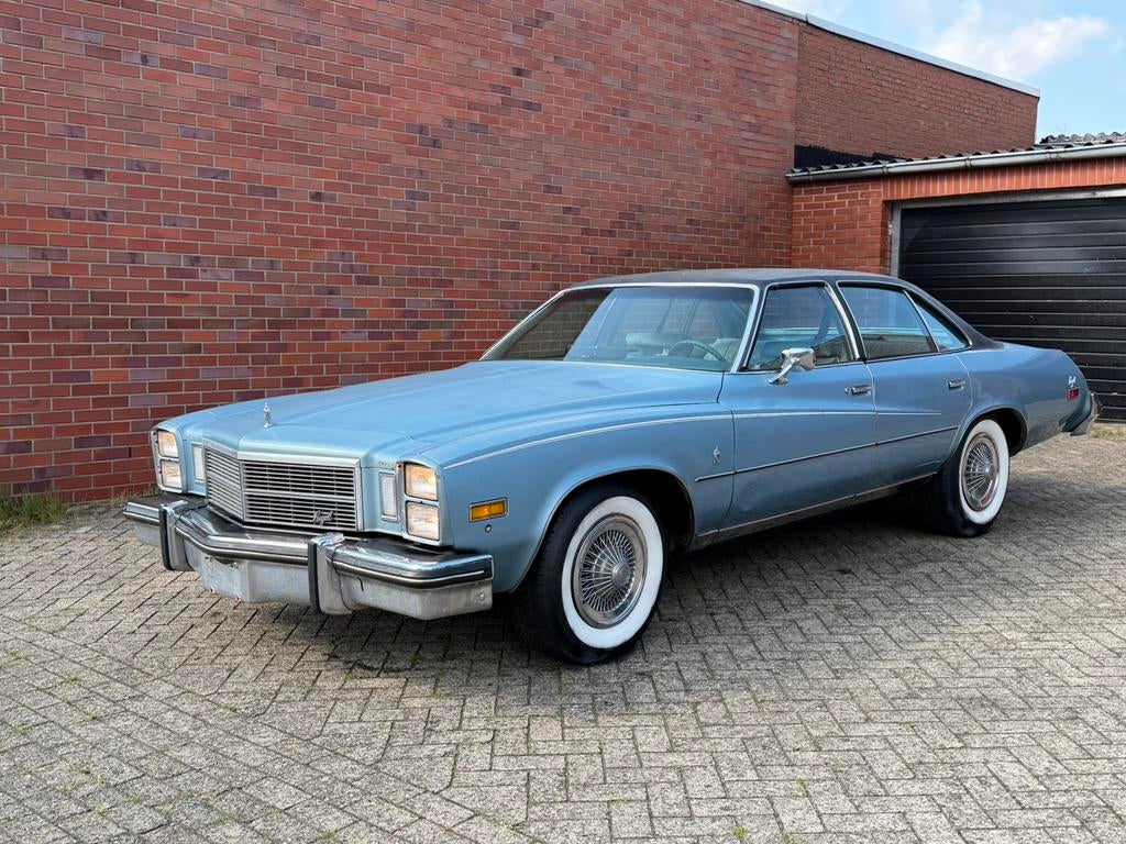 Buick Regal 5.7 V8 1977, Auto's, Automaat, Achterwielaandrijving, Blauw, Metallic lak