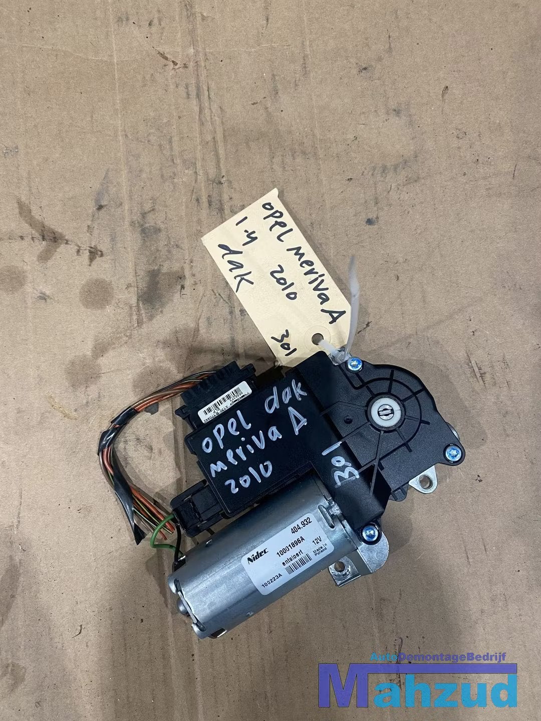Opel Meriva A Dakmotor Schuifdak, Gebruikt, Opel Automobile GmbH, Ophalen of Verzenden, Kontakt@opel-infoservice.de