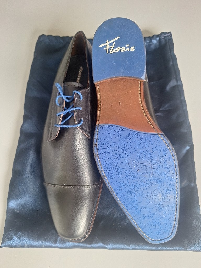 herenschoenen Floris van Bommel, Zwart, Floris van Bommel, Ophalen of Verzenden, Zo goed als nieuw