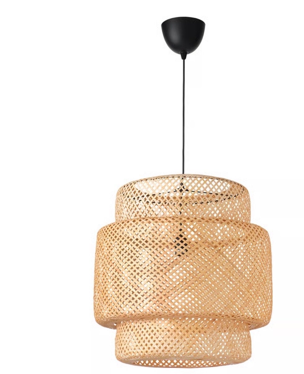 Ilse Crawford Bamboe Hanglamp - Handgemaakt, Huis en Inrichting, Lampen | Hanglampen, Ophalen, Zo goed als nieuw, Natuurlijk materiaal