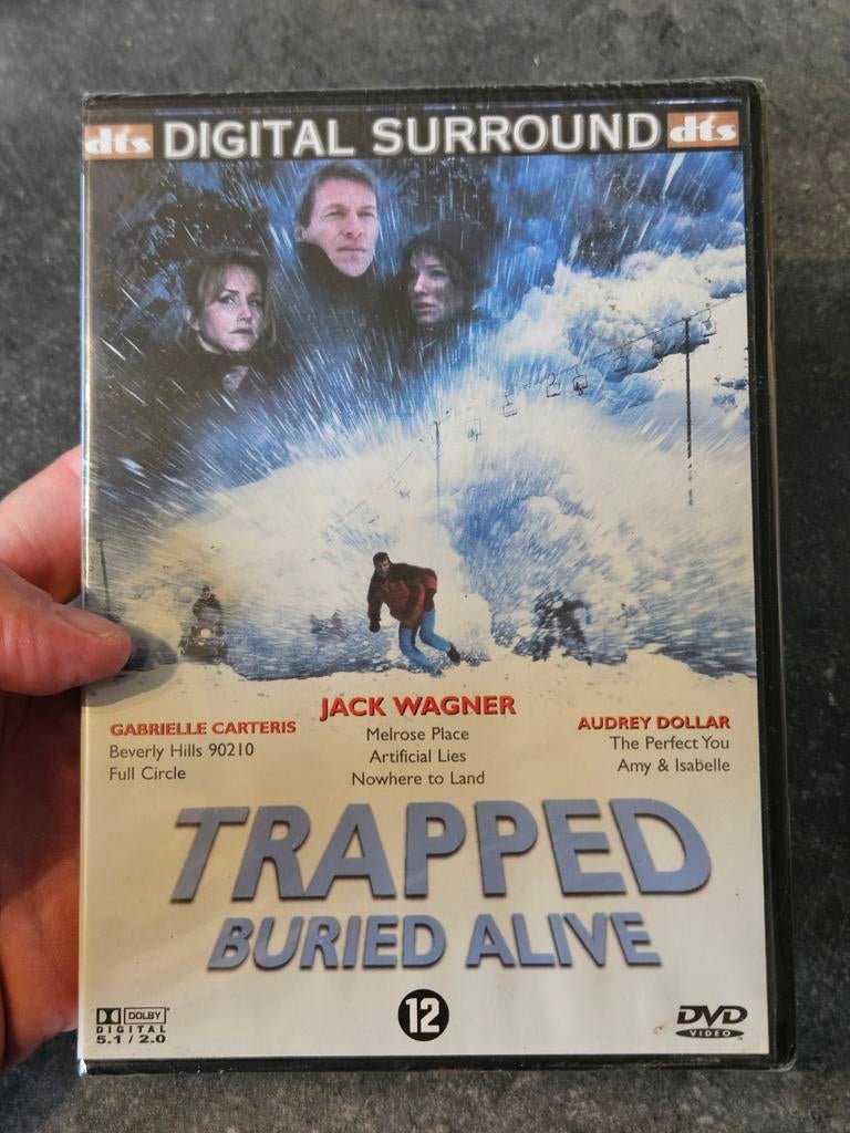 DVD Trapped Buried Alive Jack Wagner NIEUW gesealed, Vanaf 12 jaar, Ophalen of Verzenden, Nieuw in verpakking, Drama