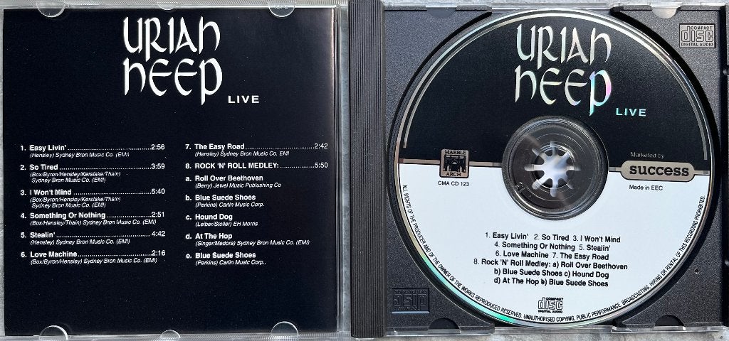 Uriah Heep - Live CD (origineel, als nieuw), Ophalen of Verzenden, Zo goed als nieuw, Live-album, Classic Rock