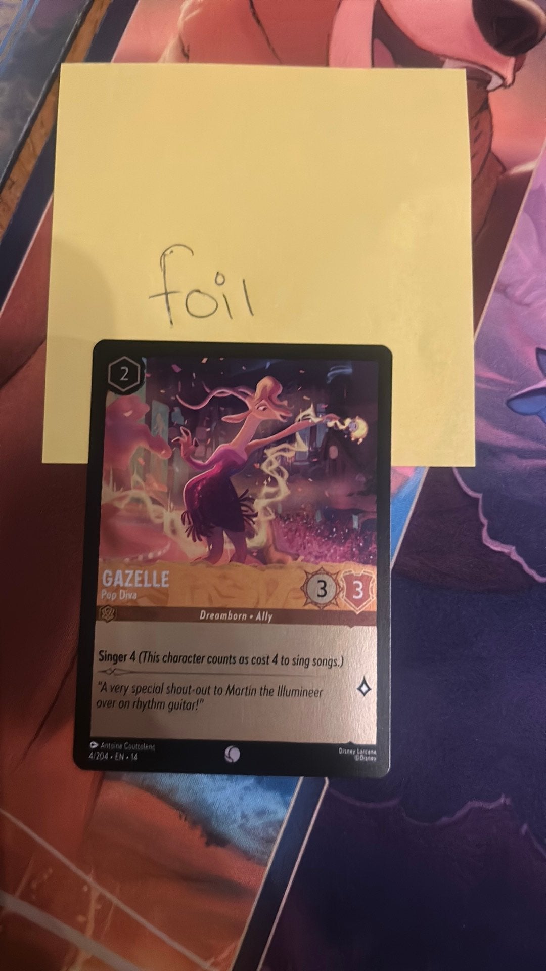 Gazelle pop diva foil 4/204 hyperia city, Ophalen of Verzenden, Nieuw, Foil