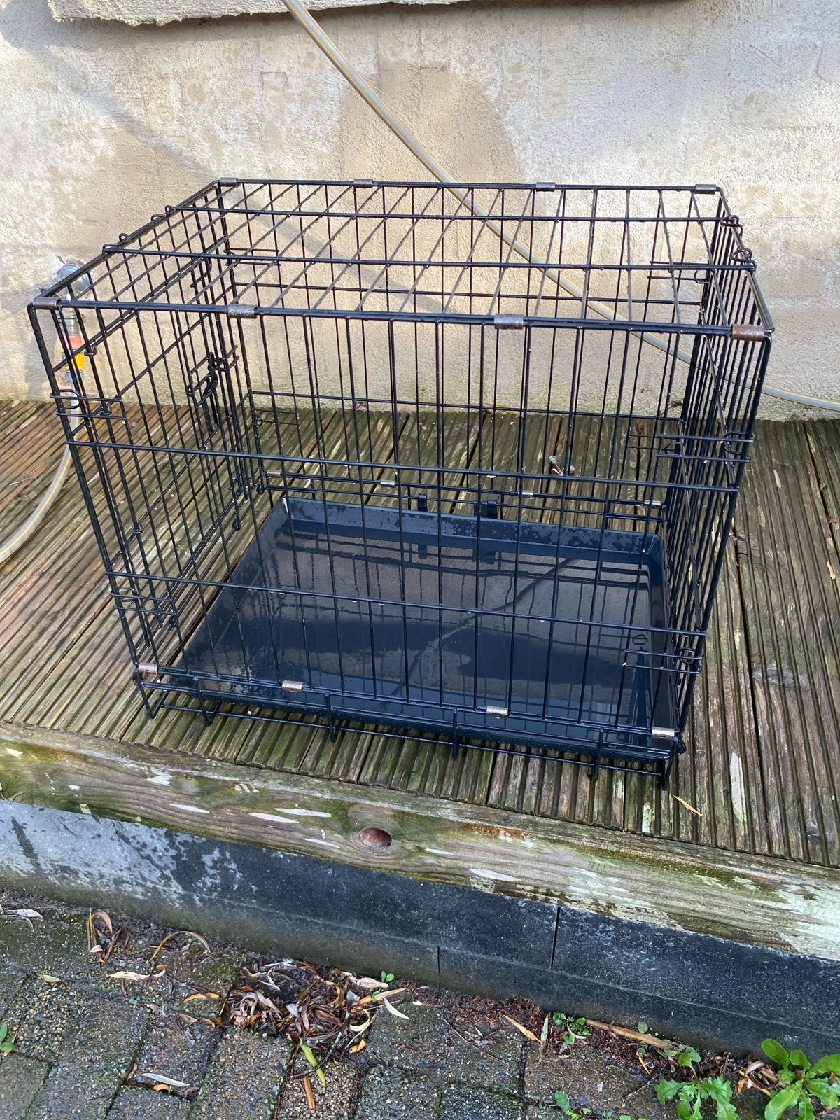 Zwarte nette Bench, Ophalen, Zo goed als nieuw
