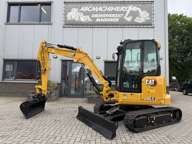 CAT 303.5Ecr Bj2021 SLP/SRT A/C 3.6T Minigraver Minikraan, Ophalen of Verzenden, Graafmachine