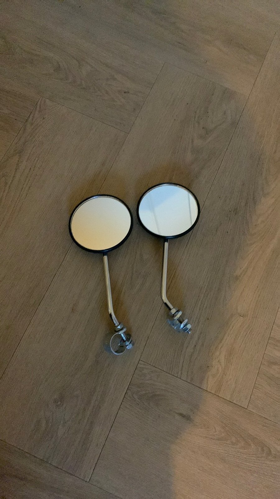 2 Spiegels voor op de fiets., Ophalen of Verzenden, Zo goed als nieuw