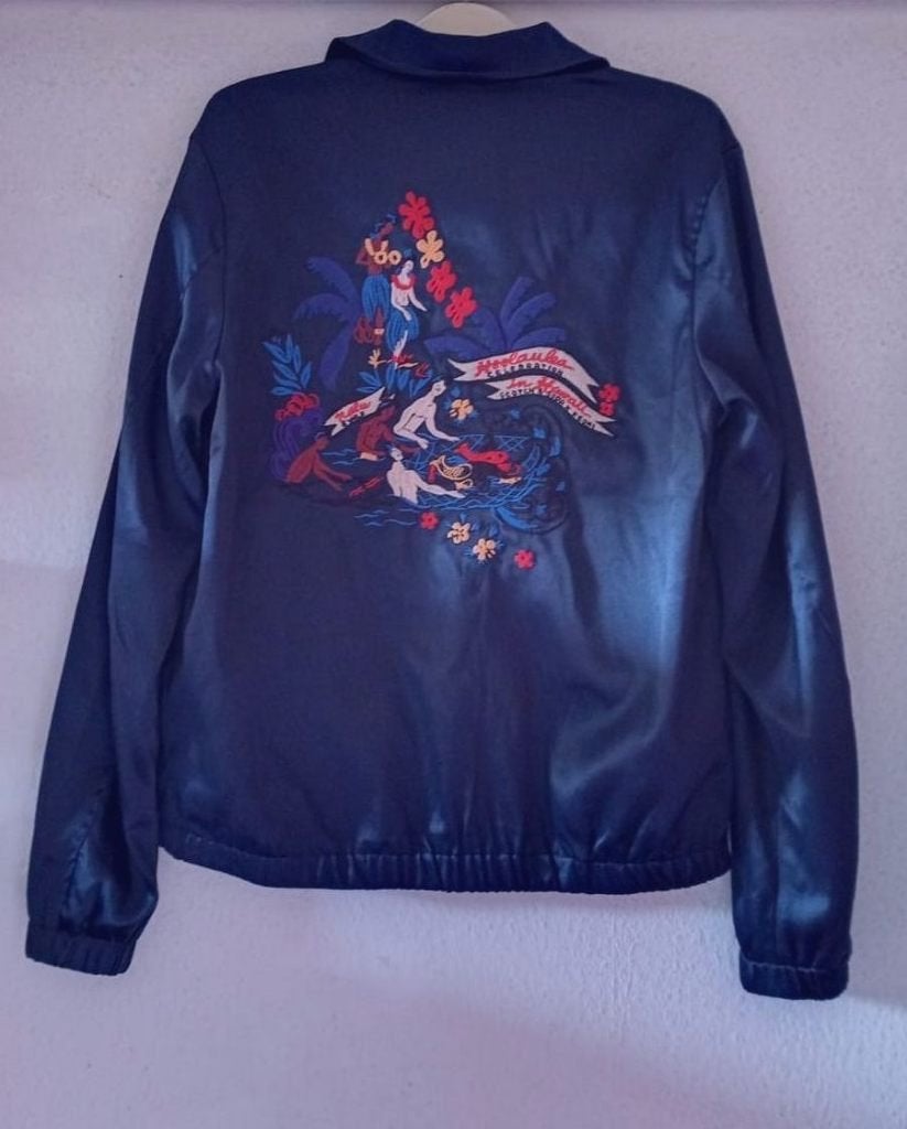Scotch & Soda x Keoni bomber bomberjack jasje jas jack S M, Blauw, Scotch & Soda, Ophalen of Verzenden, Zo goed als nieuw