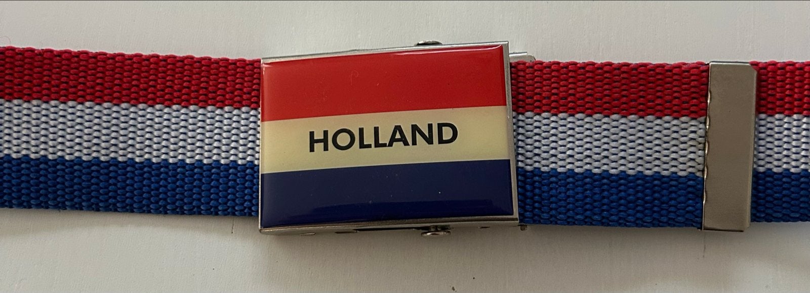 Oranje Rood Wit Blauw Riem - Nederlands Elftal Supporter, Kleding | Dames, Riemen en Ceinturen, Overige kleuren, Heupriem, Ophalen of Verzenden