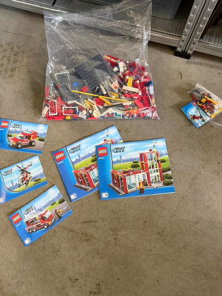 LEGO City, Brandweerkazerne, Ophalen, City, Lego, Zo goed als nieuw