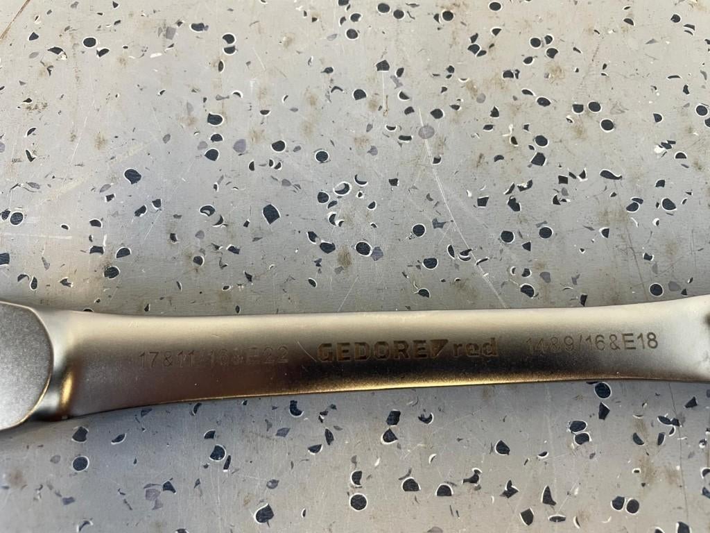 Gedore R07501002, Dubbele ringratelsleutel, Omschakelbaar 2x, Nieuw, /, /, Ophalen of Verzenden