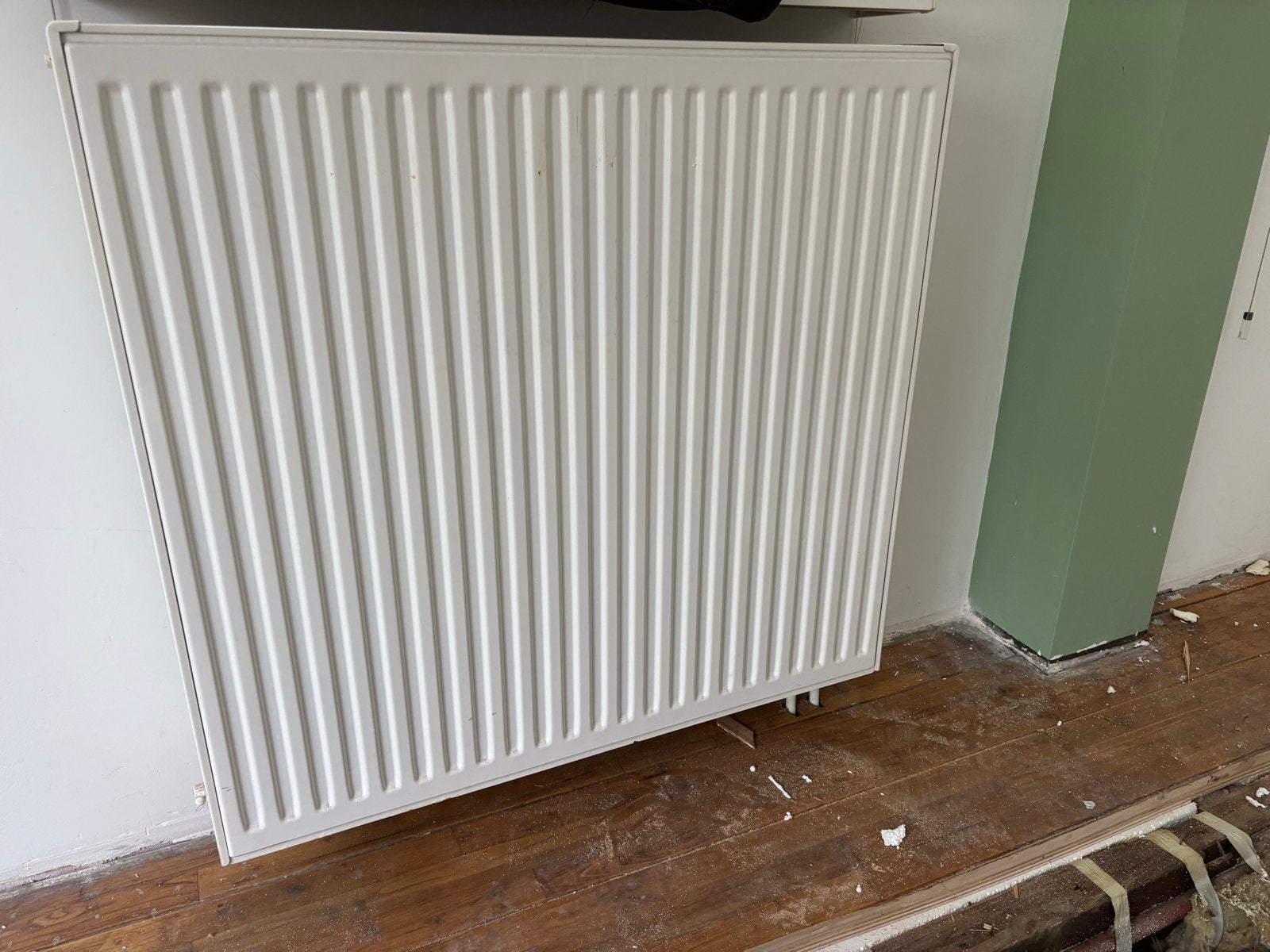 Witte radiator, zo goed als nieuw 90x90 cm, Ophalen, Radiator, Zo goed als nieuw, 60 tot 150 cm