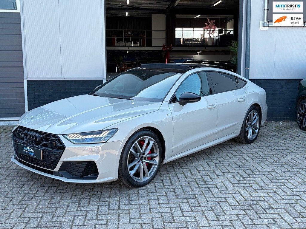 Audi A7 Sportback 55 TFSI e quattro Competition|DealerGarant, Auto's, Audi, 14 kWh, Gebruikt, Euro 6, 4 cilinders