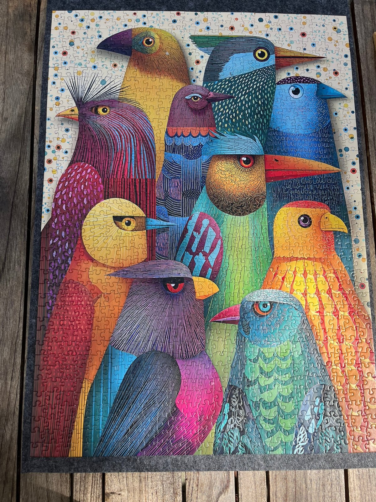 Cherry Pazzi puzzel 1000 stukjes Birds Club, Ophalen of Verzenden, 500 t/m 1500 stukjes, Zo goed als nieuw