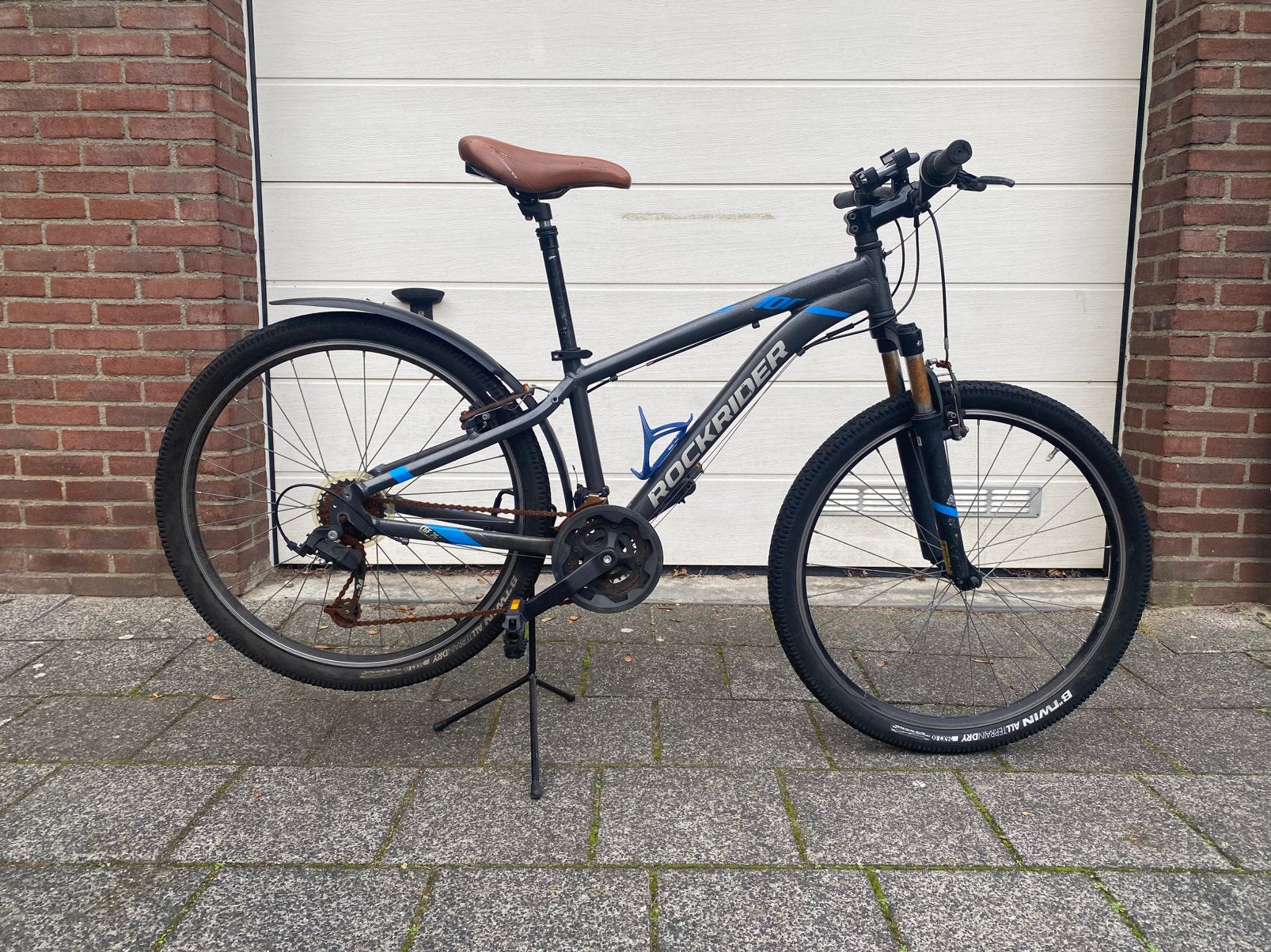 Rockrider ST100 - XS - 26 inch - opknapper, Fietsen en Brommers, Gebruikt, Hardtail, Velgrem, Ophalen