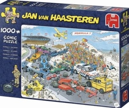 Jan van Haasteren - Formule 1, de Start - 1000 stukjes, Ophalen of Verzenden, 500 t/m 1500 stukjes, Nieuw, Legpuzzel
