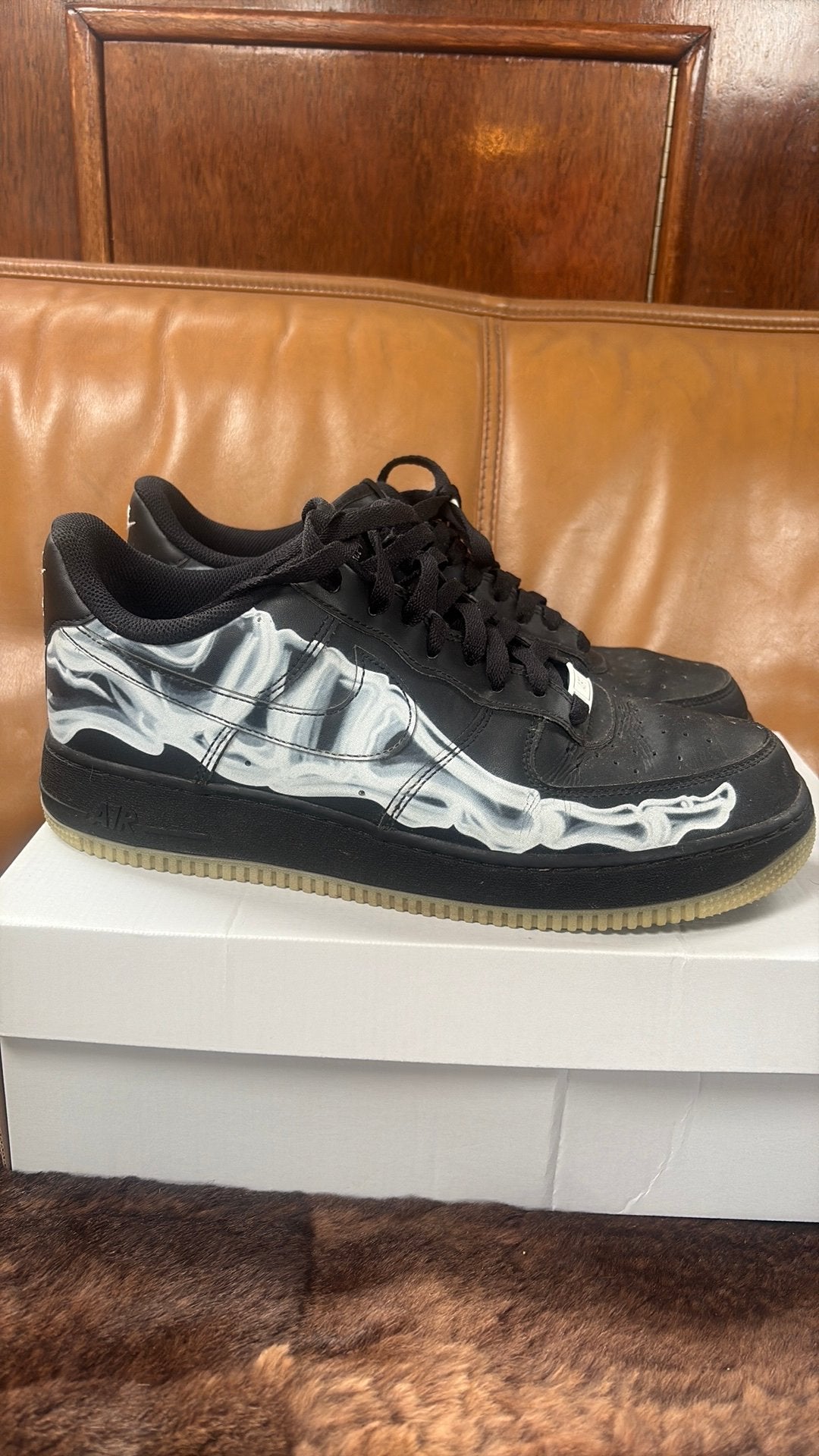 Nike airforce 1 skeleton - 44.5, Ophalen of Verzenden, Zo goed als nieuw, Hardloopschoenen, Nike