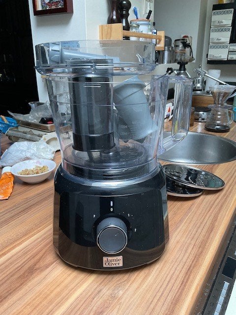 Food Processor, Witgoed en Apparatuur, Keukenmixers, 2 snelheden, Ophalen of Verzenden, Zo goed als nieuw, 2 tot 3 liter