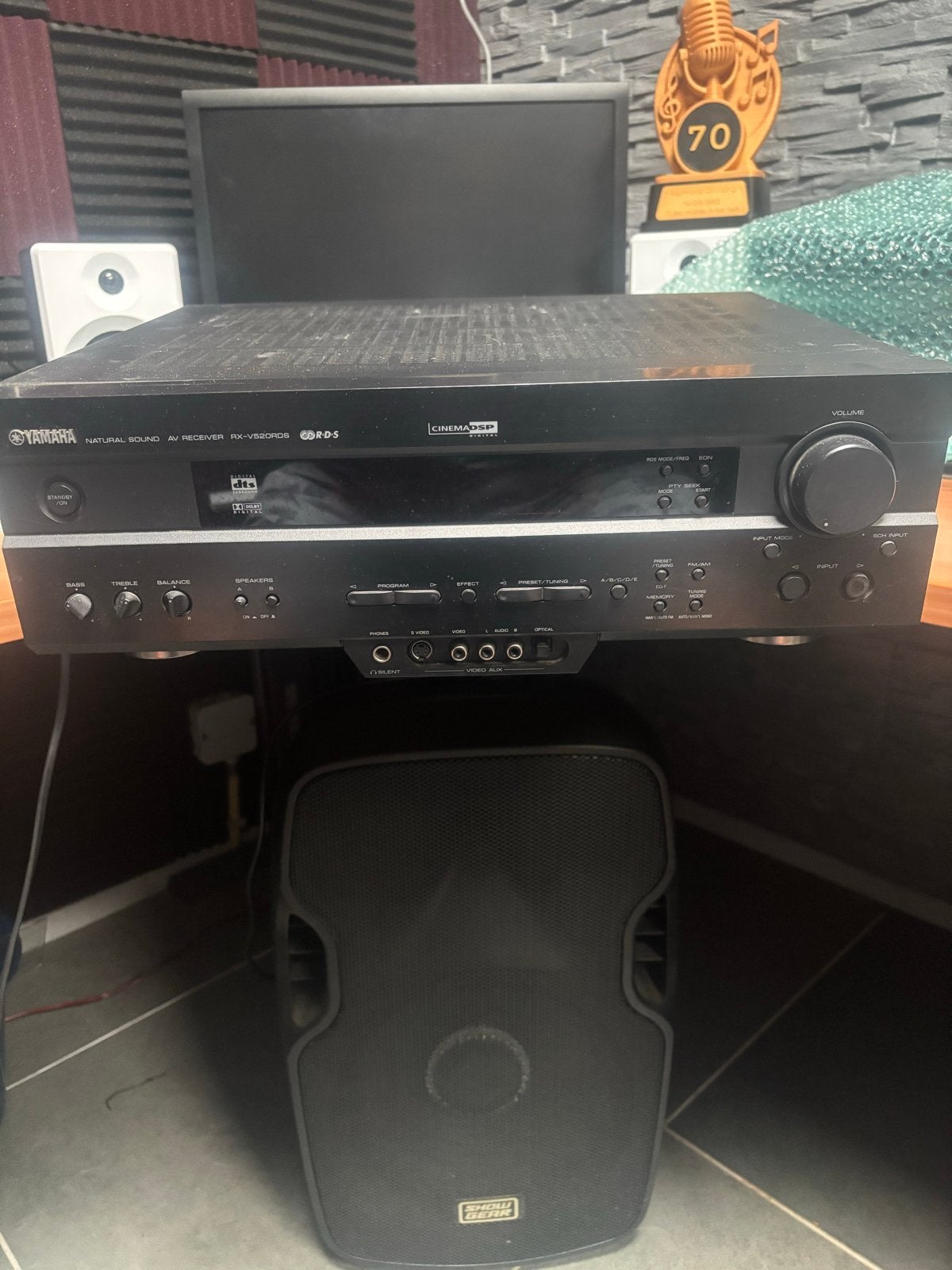 Yamaha RX-V592RDS Natural Sound AV Receiver, Yamaha, Ophalen of Verzenden, 60 tot 120 watt, Gebruikt