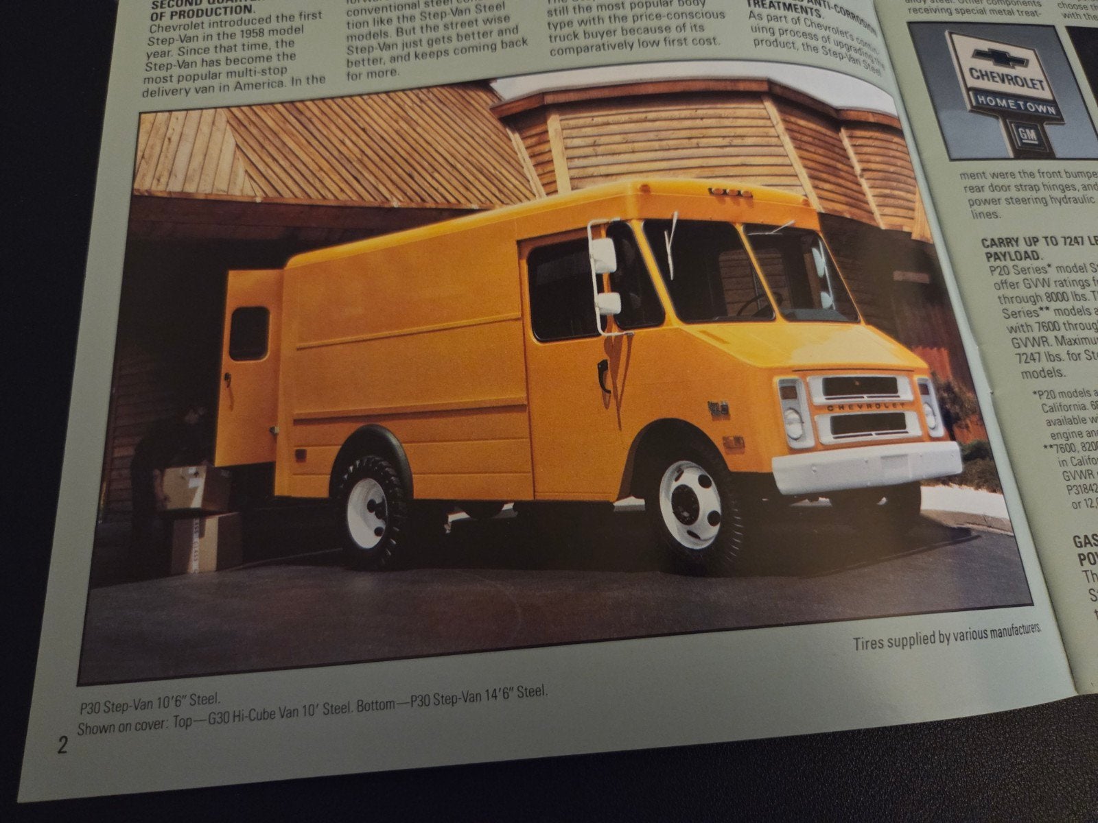 Brochure Chevrolet Hi-Cube Vans / Step-Vans 1984 USA, Ophalen of Verzenden, Zo goed als nieuw, Chevrolet