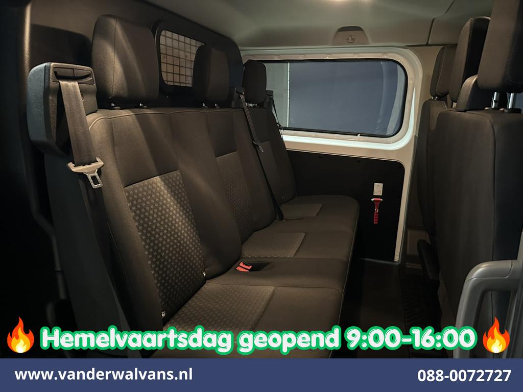 Ford Transit Custom 2.0 TDCI 131pk L2H1 Dubbele Cabine Euro6, Auto's, Stof, Gebruikt, 4 cilinders, 2800 kg