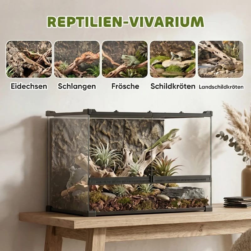 Terrarium reptielenverblijf nieuw gekko baardagaam kameleon, Ophalen of Verzenden, Nieuw