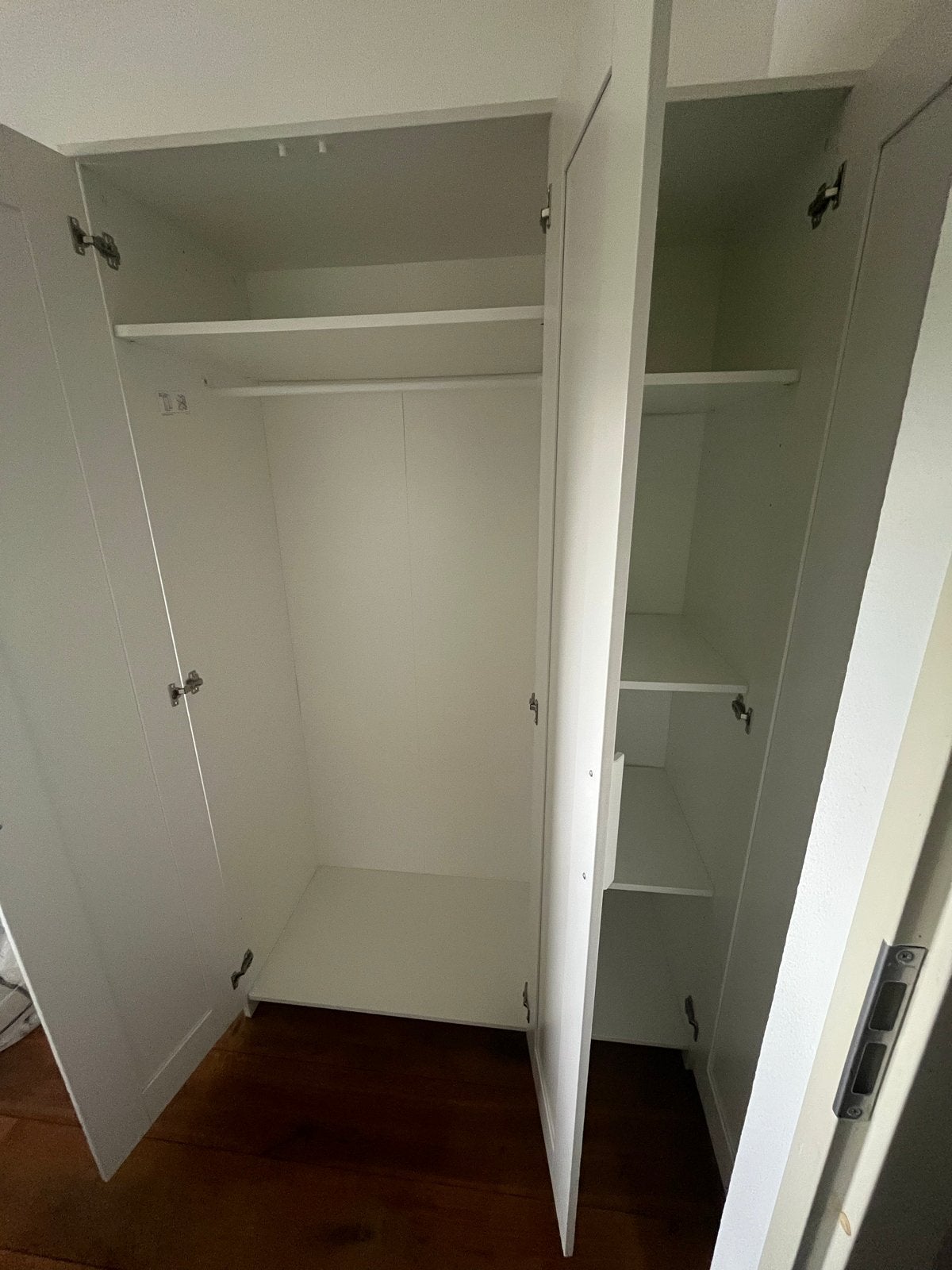 Brimnes kledingkast IKEA wit, Huis en Inrichting, Ophalen, Gebruikt, 100 tot 150 cm, 200 cm of meer