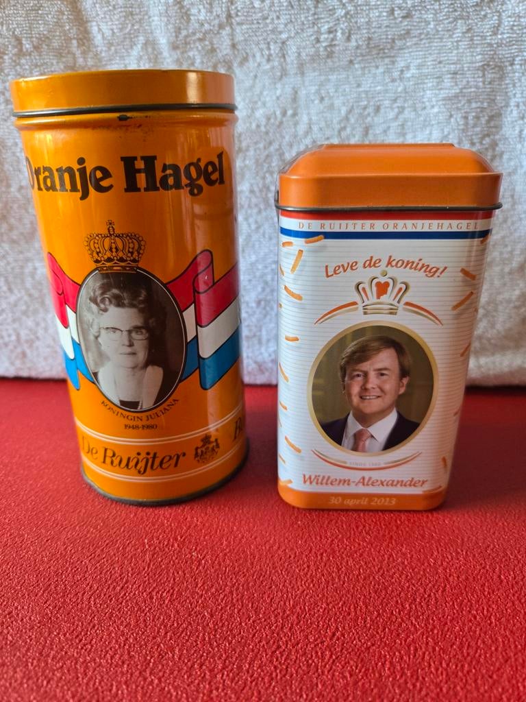 Oranje blikjes, Verzamelen, Blikken, Ophalen of Verzenden, Overige