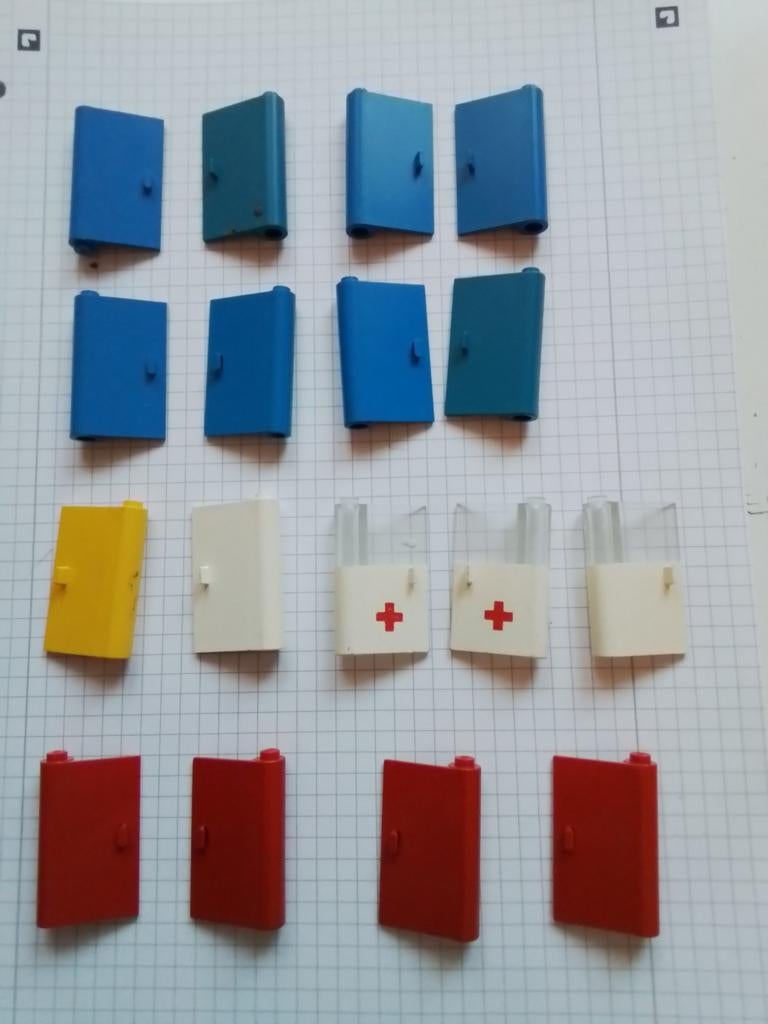 LEGO TREIN, HUIZEN, DEUREN, KOZIJNEN ETC., Ophalen of Verzenden, Zo goed als nieuw, Lego