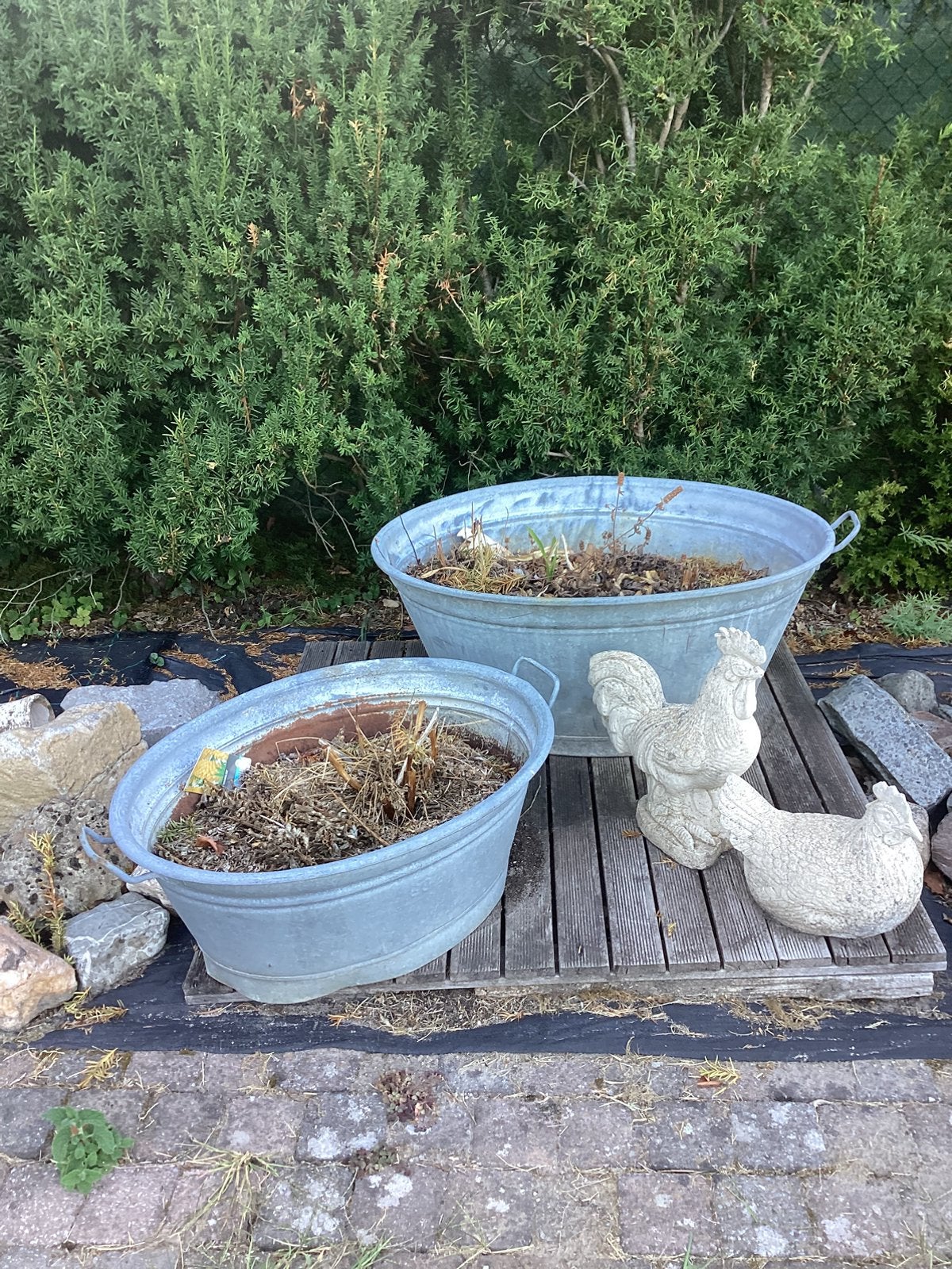 Tuinbeelden, Tuin en Terras, Bloembakken en Plantenbakken, Ophalen, Steen, Gebruikt, Minder dan 30 cm